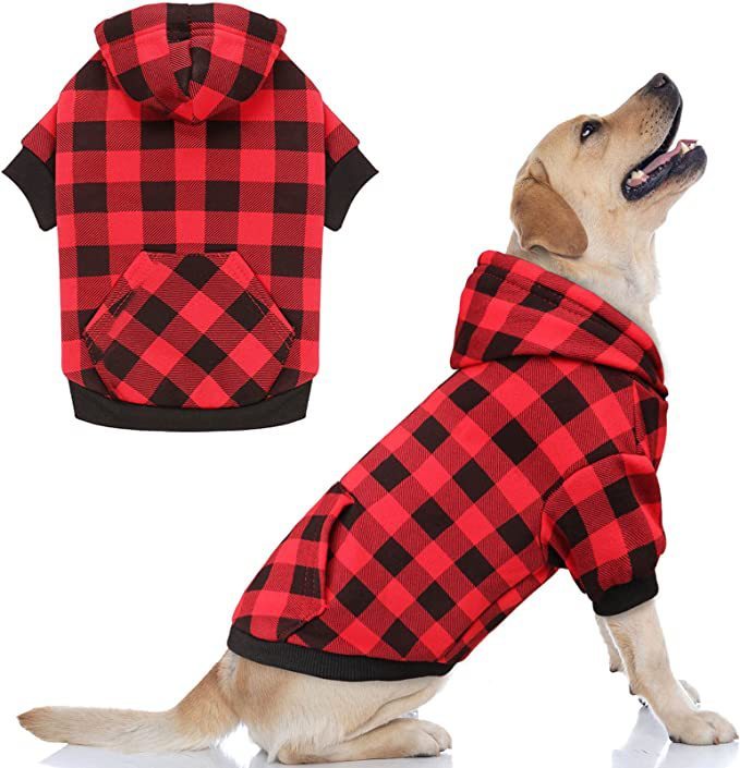 New Christmas Dog Clothes Thickened